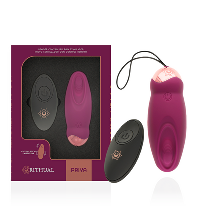 RITHUAL - PRIYA EGG TÉLÉCOMMANDE POINT G + VIBRATION