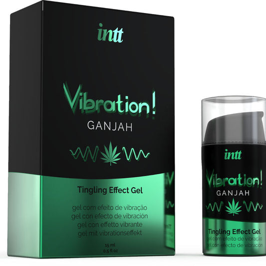 INTT - GEL VIBRATEUR LIQUIDE DE CANNABIS PUISSANT STIMULANT INTIME 15ML
