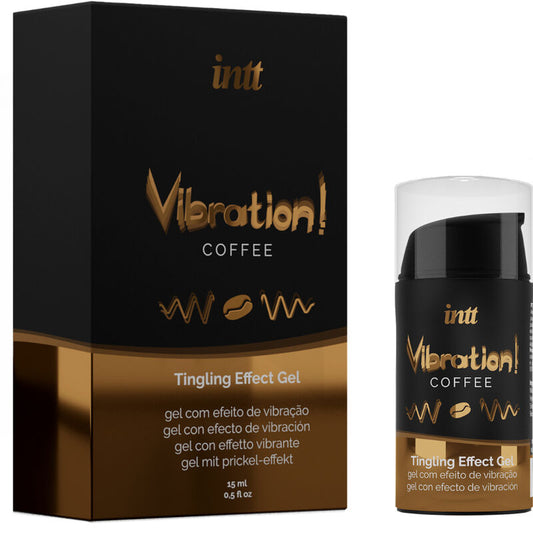 INTT - GEL VIBRATEUR LIQUIDE STIMULANT INTIME PUISSANT CAFÉ 15ML