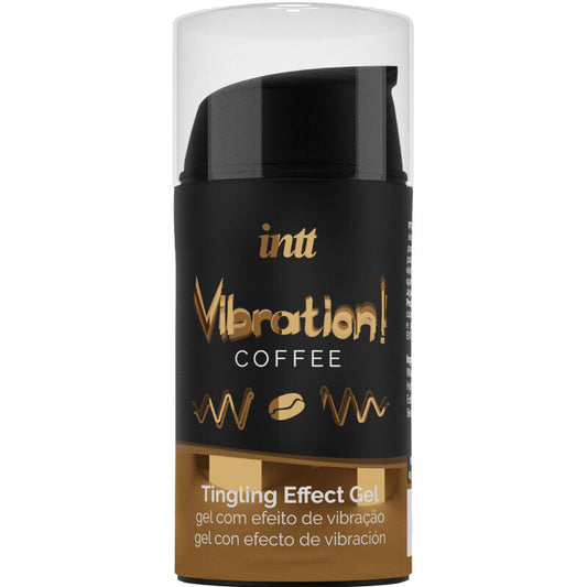 INTT - GEL VIBRATEUR LIQUIDE STIMULANT INTIME PUISSANT CAFÉ 15ML