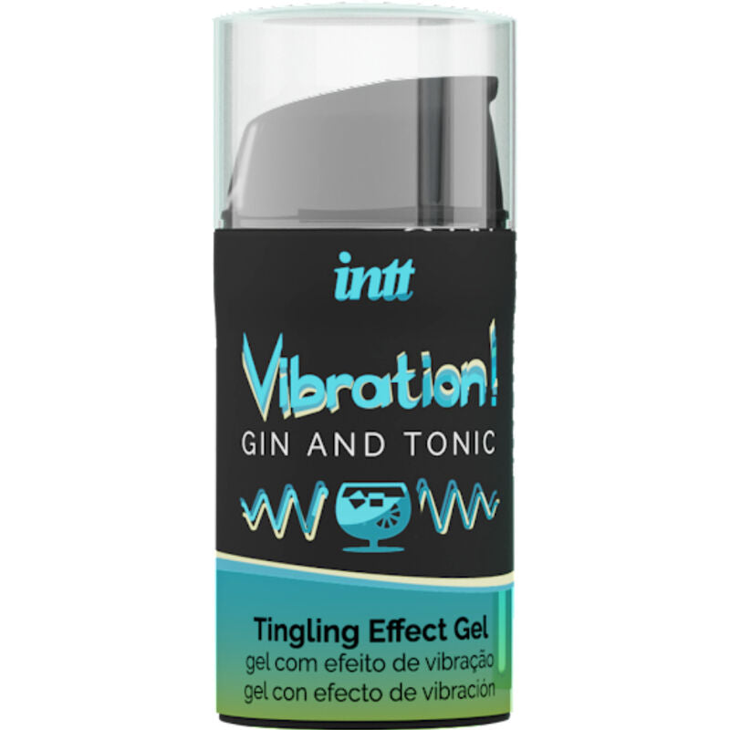 INTT - GEL VIBRATEUR LIQUIDE PUISSANT STIMULANT INTIME GIN &amp; TONIC 15ML