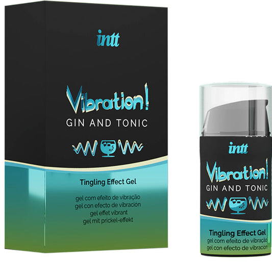 INTT - GEL VIBRATEUR LIQUIDE PUISSANT STIMULANT INTIME GIN &amp; TONIC 15ML