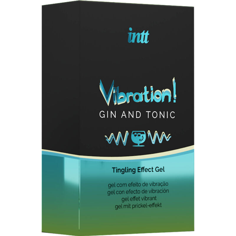 INTT - GEL VIBRATEUR LIQUIDE PUISSANT STIMULANT INTIME GIN &amp; TONIC 15ML
