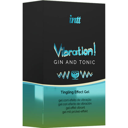 INTT - GEL VIBRATEUR LIQUIDE PUISSANT STIMULANT INTIME GIN &amp; TONIC 15ML