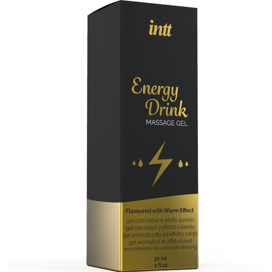 INTT MASSAGE &amp; ORAL SEX - Massage gel with energy drink flavor and warming effect