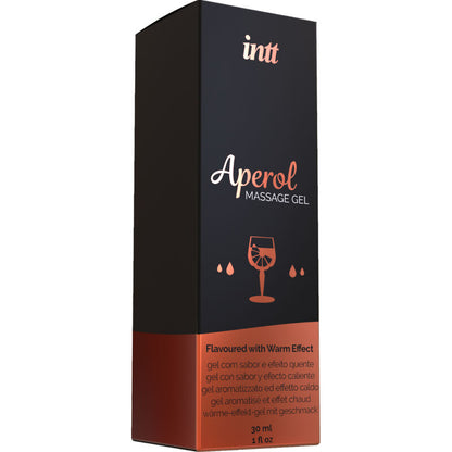 MASSAGE INTT &amp; SEXE ORAL - GEL DE MASSAGE APEROL EFFET CHALEUR INTENSE