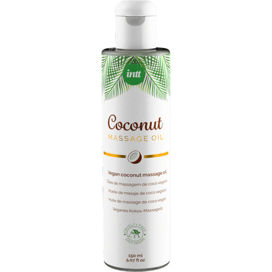 INTT - HUILE DE MASSAGE VEGAN DOUCE AU GOÛT RELAXANT DE NOIX DE COCO