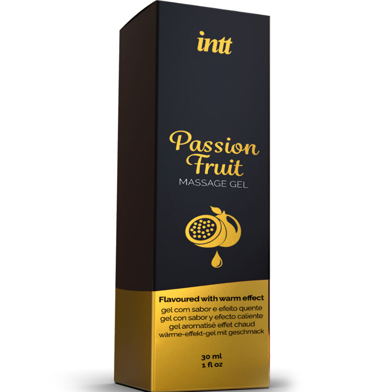 MASSAGE INTT &amp; SEXE ORAL - GEL DE MASSAGE AU FRUIT DE LA PASSION AVEC EFFET CHAUFFANT