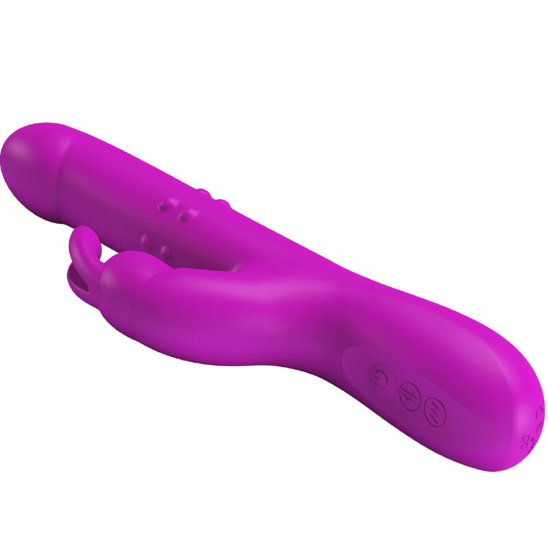 PRETTY LOVE - VIBRATEUR REESE'S AVEC PULPE ROTATIVE VIOLET