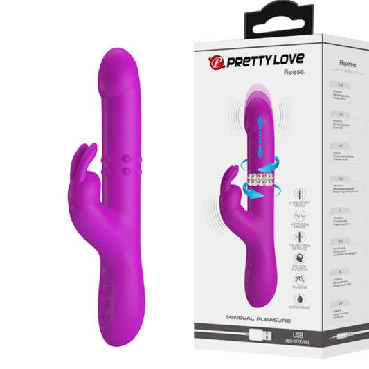 PRETTY LOVE - VIBRATEUR REESE'S AVEC PULPE ROTATIVE VIOLET