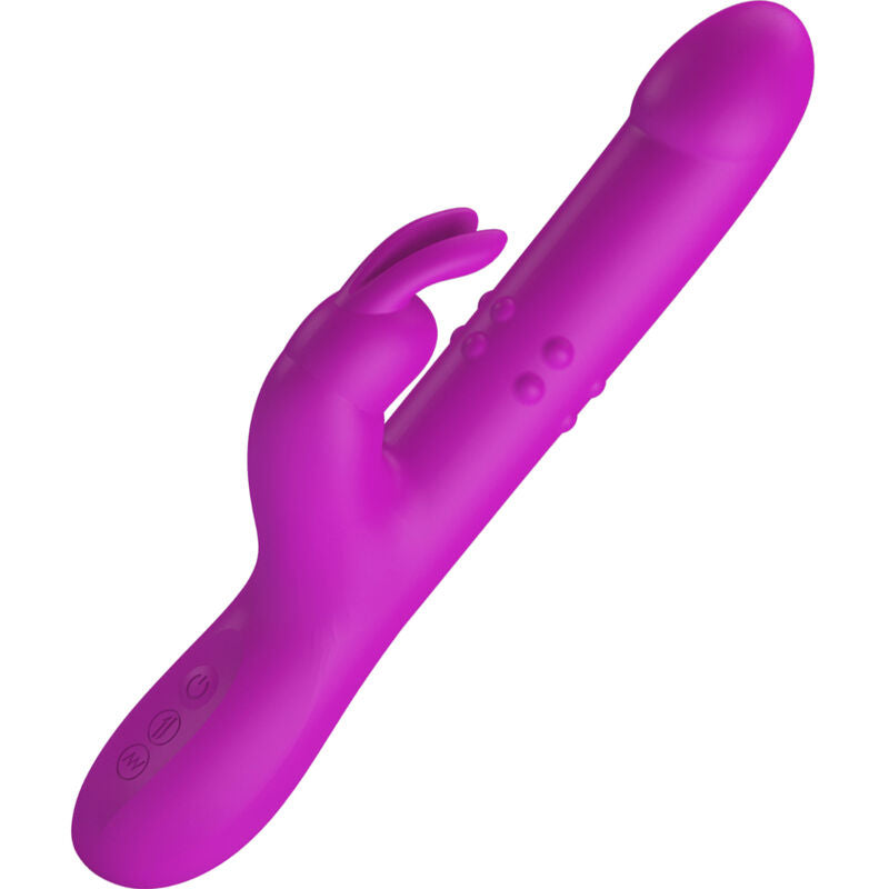 PRETTY LOVE - VIBRATEUR REESE'S AVEC PULPE ROTATIVE VIOLET