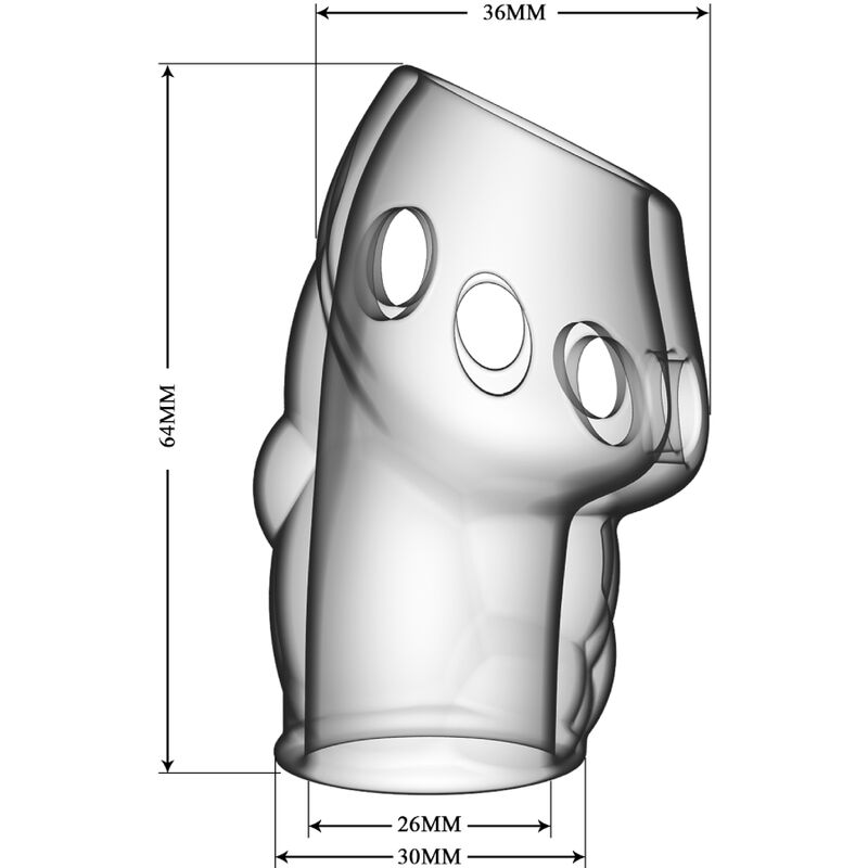 PRETTY LOVE - ÉPAISSISSEUR DE PÉNIS TRANSPARENT OSCAR