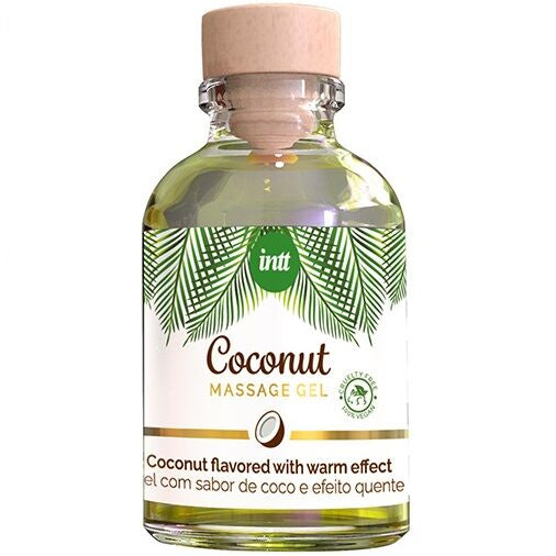 INTT - Vegan Massage Gel with Coconut Flavor and Warming Effect