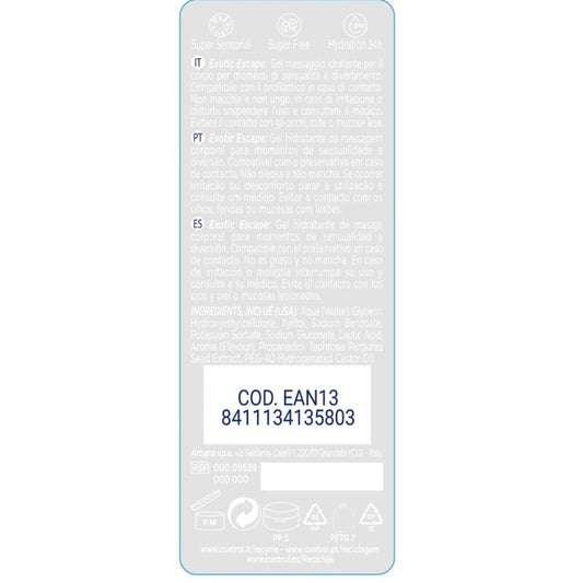 CONTROL - 2 IN 1 MASSAGE &amp; PLEASURE EXOTIC 200 ML