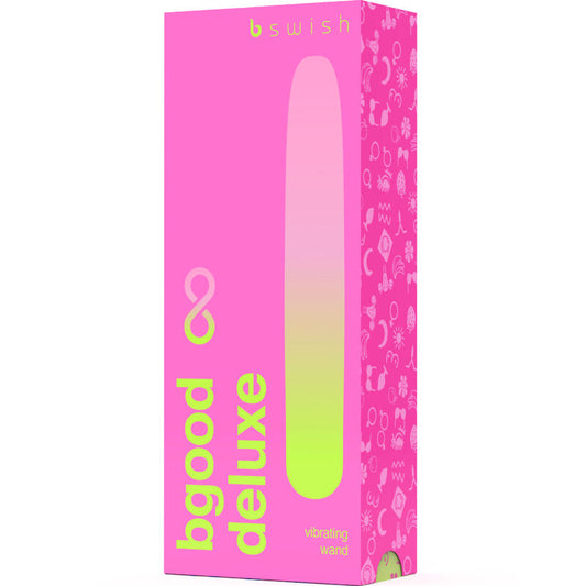 B SWISH - BGOOD INFINITE DELUXE VIBRATEUR RECHARGEABLE EN SILICONE ROSE