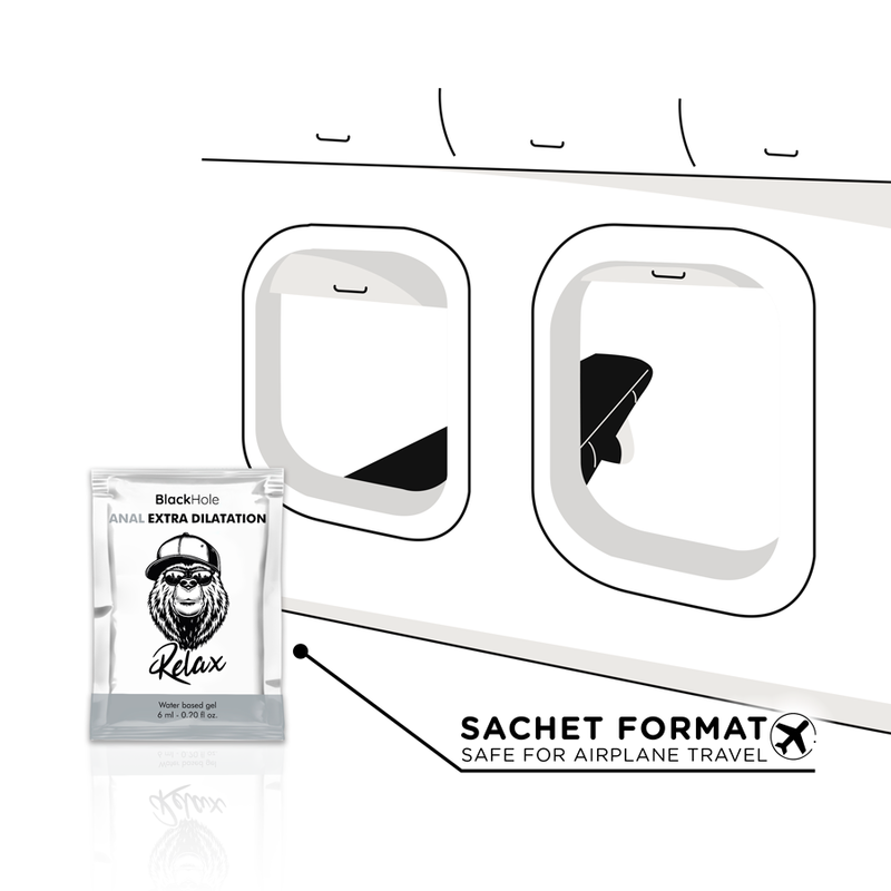 BLACK HOLE - WATER-BASED ANAL DILATION GEL 6 ML SINGLE DOSE