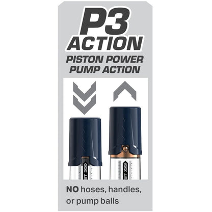 PUMP WORX - POMPE D'ÉRECTIFICATION MAX BOOST BLEUE
