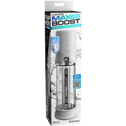 PUMP WORX - POMPE D'ÉRECTIFICATION MAX BOOST BLANCHE