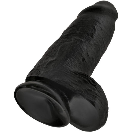 KING COCK - PÉNIS RÉALISTE POTENTIEL 23 CM NOIR