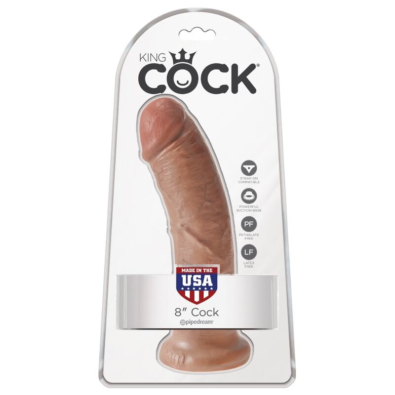 KING COCK - PÉNIS RÉALISTE 19,5 CM CANDY