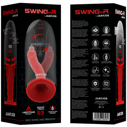 JAMYJOB - MASTURBATEUR SWING-R À CHALEUR, OSCILLATION ET VIBRATION
