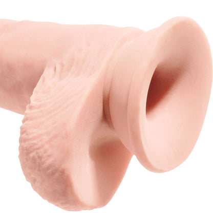 KING COCK - PÉNIS RÉALISTE AVEC TESTICULES 19,4 CM NATUREL