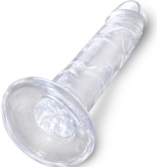 KING COCK - PÉNIS RÉALISTE TRANSPARENT 15,5 CM
