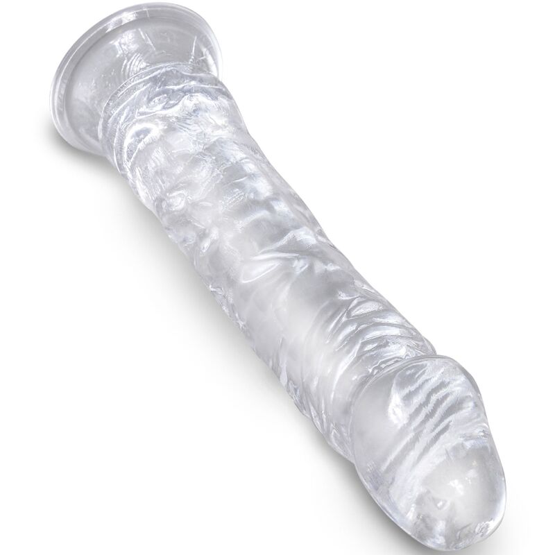 KING COCK - PÉNIS RÉALISTE TRANSPARENT 19,7 CM