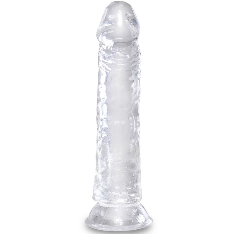 KING COCK - PÉNIS RÉALISTE TRANSPARENT 19,7 CM