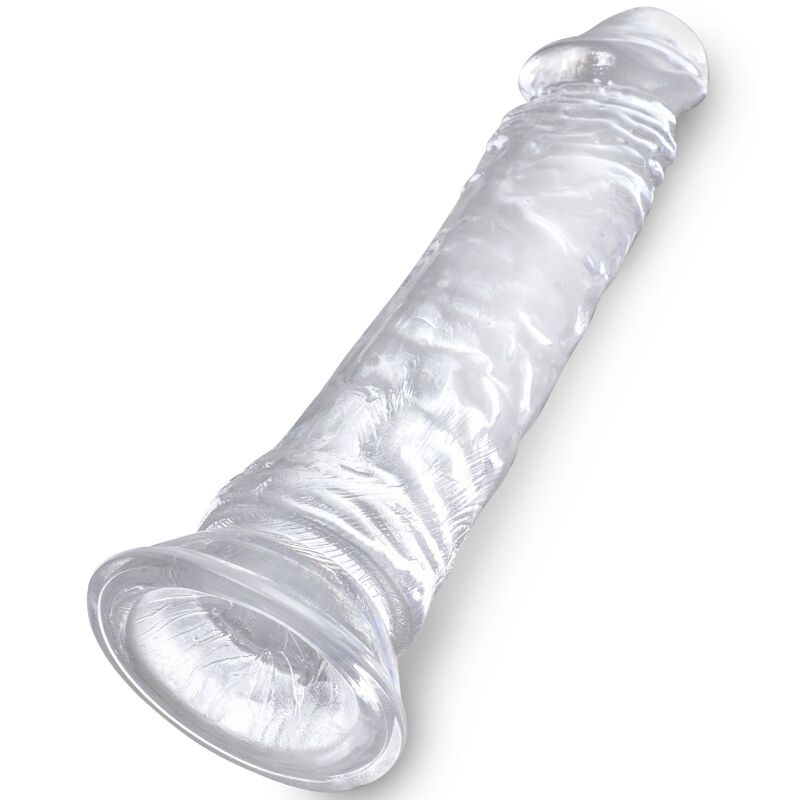 KING COCK - PÉNIS RÉALISTE TRANSPARENT 19,7 CM