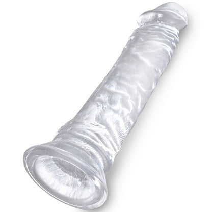 KING COCK - PÉNIS RÉALISTE TRANSPARENT 19,7 CM