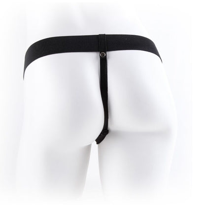 SÉRIE FETISH FANTASY - HARNAIS RÉGLABLE PÉNIS RÉALISTE 28 CM