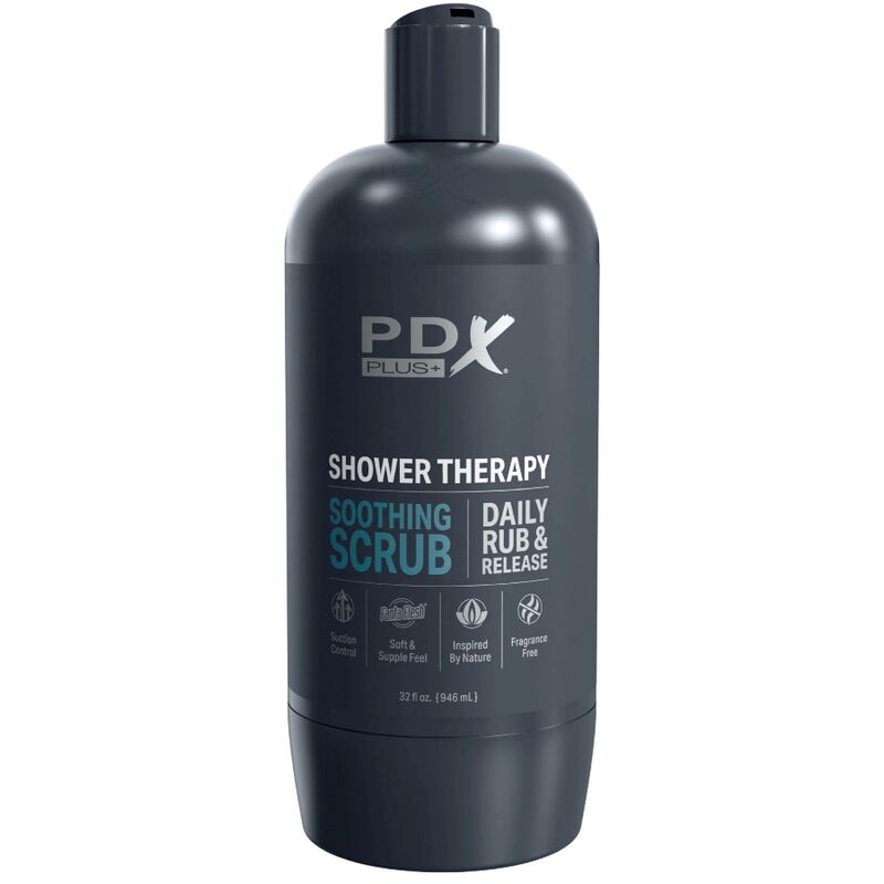 PDX PLUS - STROKER MASTURBATOR DISCREET BOTTLE DESIGN SOOTHING SHAMPOO SCRUB