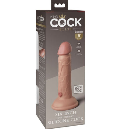 KING COCK - GODE RÉALISTE EN SILICONE ÉLITE 15,2 CM