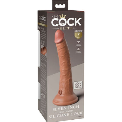KING COCK - GODE RÉALISTE EN SILICONE ÉLITE 17,8 CM CANDY