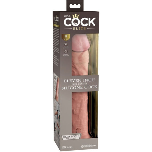 KING COCK - GODE RÉALISTE EN SILICONE ÉLITE 28 CM