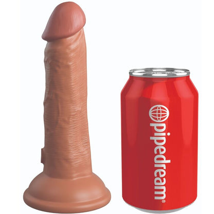 KING COCK - VIBRATEUR DILDO RÉALISTE ELITE &amp; SILICONE 15,2 CM CANDY