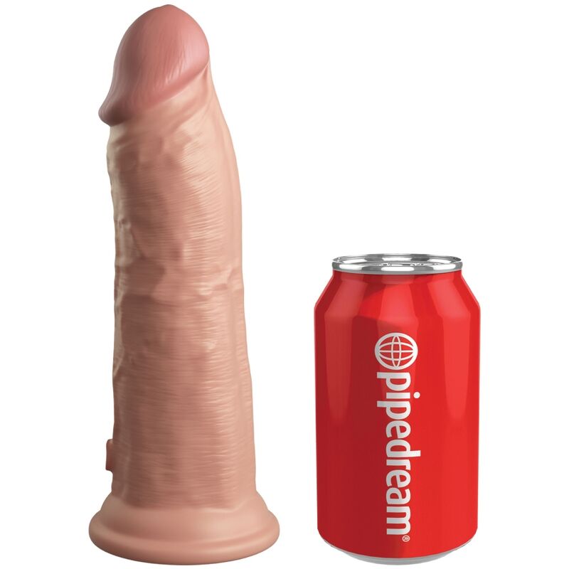 KING COCK - VIBRATEUR RÉALISTE ELITE &amp; GODE EN SILICONE 20,3 CM