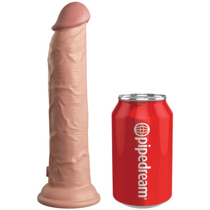 KING COCK - VIBRATEUR DILDO RÉALISTE ELITE &amp; TÉLÉCOMMANDE EN SILICONE 23 CM