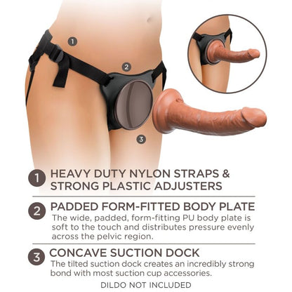 KING COCK - HARNAIS RÉGLABLE CONFORTABLE ÉLITE
