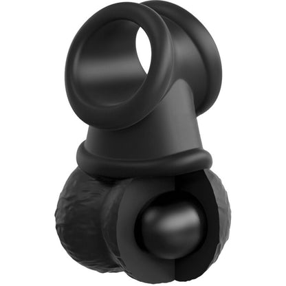 KING COCK - KIT ELITE DELUXE HARNAIS RÉGLABLE ANNEAU AVEC TESTICULES ET GODE 20,3 CM