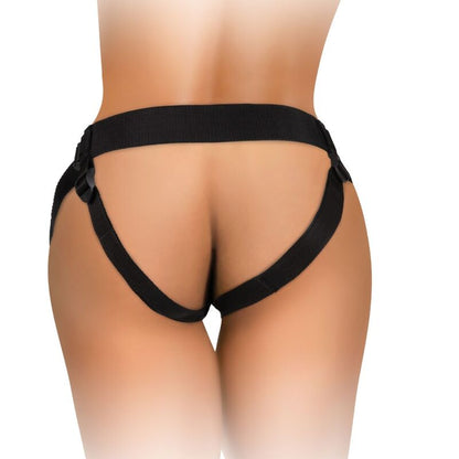 KING COCK - KIT ELITE DELUXE HARNAIS RÉGLABLE ANNEAU AVEC TESTICULES ET GODE 20,3 CM