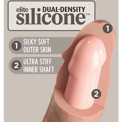 KING COCK - KIT ELITE DELUXE HARNAIS RÉGLABLE ANNEAU AVEC TESTICULES ET GODE 20,3 CM