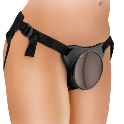 KING COCK - KIT ELITE DELUXE HARNAIS RÉGLABLE ANNEAU AVEC TESTICULES ET GODE 20,3 CM