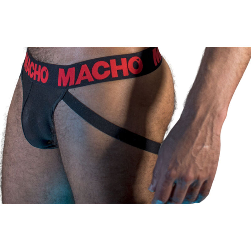 MALE - MX26X2 JOCK BLACK/RED XL