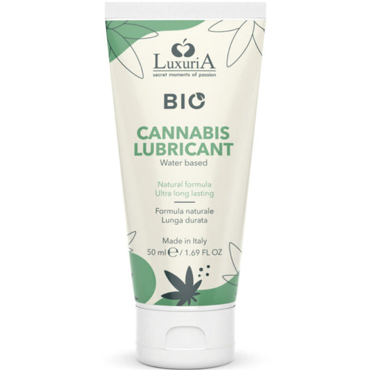 INTIMATELINE - LUBRIFIANT LUXURIA BIO CANNABIS À BASE D'EAU 50 ML