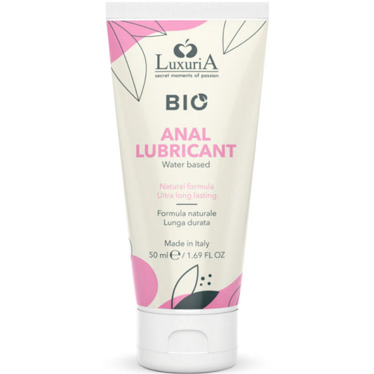 INTIMATELINE - LUBRIFIANT ANAL À BASE D'EAU LUXURIA BIO 50 ML