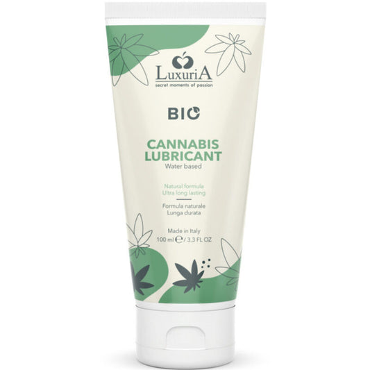 INTIMATELINE - LUBRIFIANT LUXURIA BIO CANNABIS À BASE D'EAU 100 ML