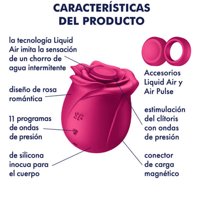 SATISFYER - VIBRATEUR AIR PULSE PRO 2 CLASSIC BLOSSOM