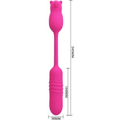 PRETTY LOVE - BULLET VIBRANT EN SILICONE ROSE NOBIKUMA